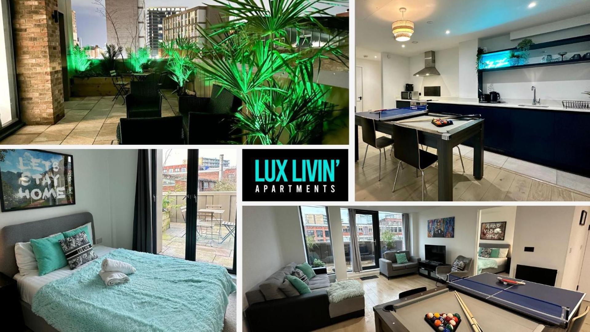 Lux Livin' Apartments - Luxury 2 Bed Apartment With Sky Garden Μάντσεστερ Εξωτερικό φωτογραφία